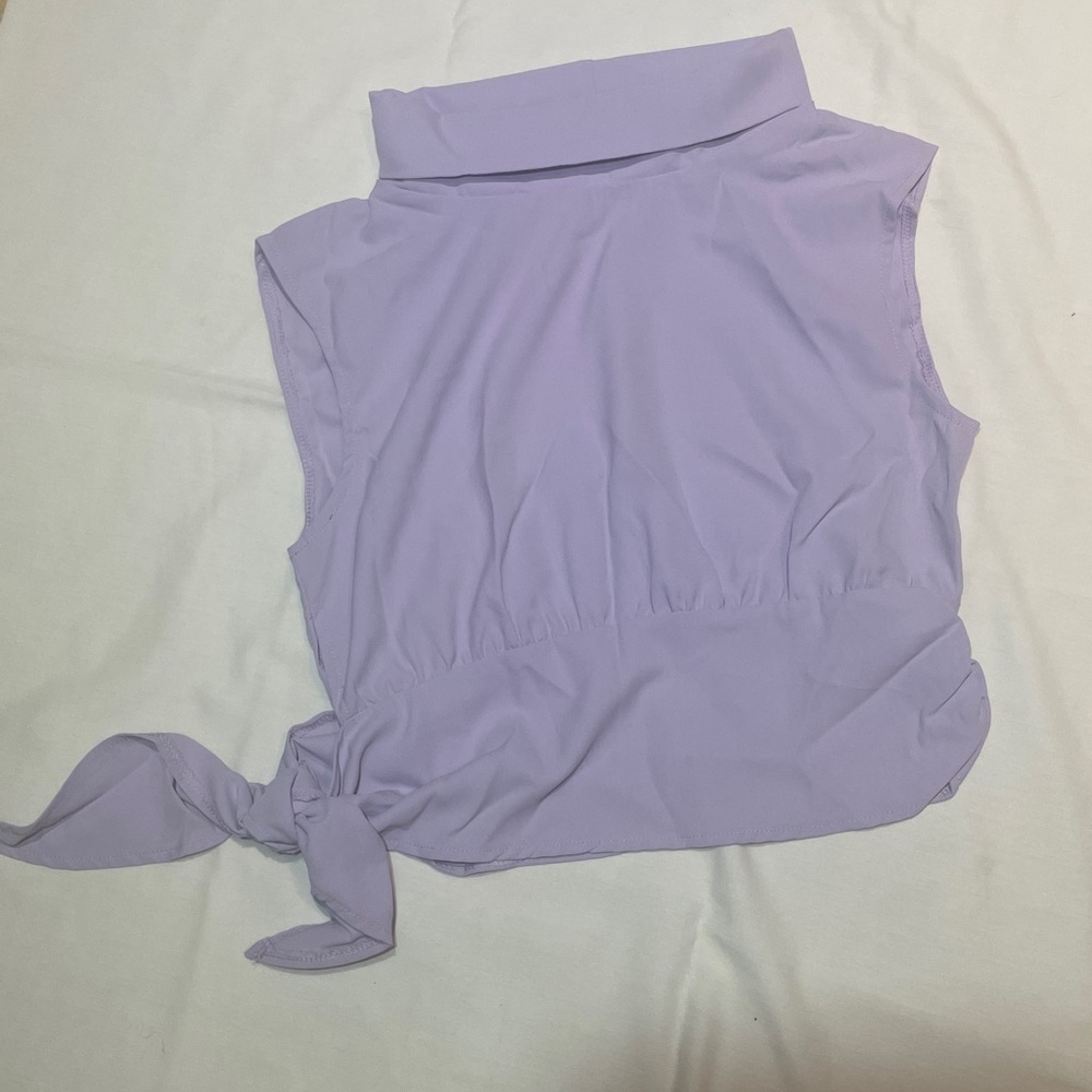 NWT SHEIN Blouse S lavender - Picture 7 of 9